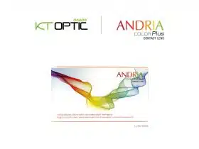 ANDRIA COLOR PLUS SET 4 BOX คอนแทคเลนส์สีรายเดือน สำหรับสายตาสั้น
