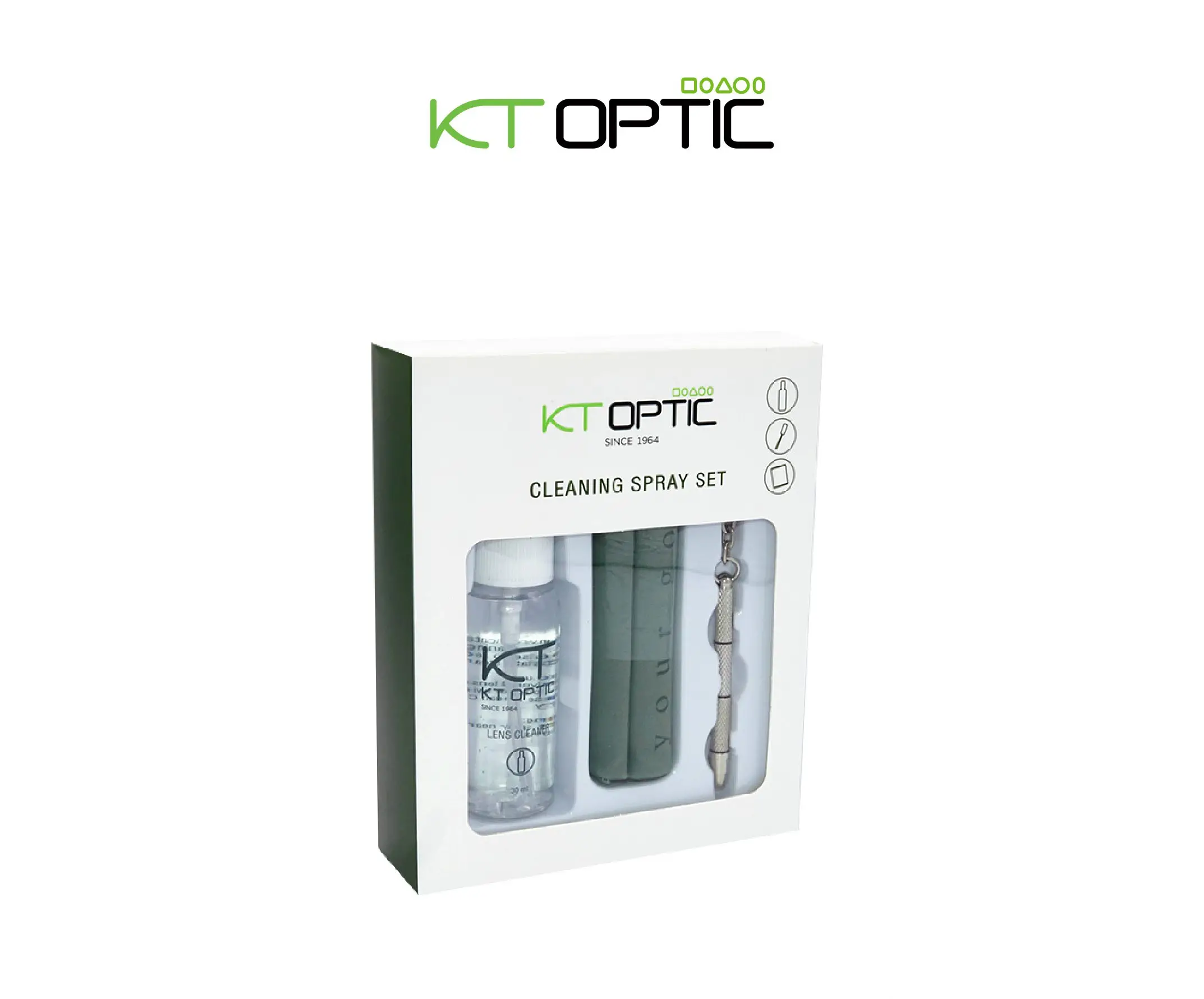 CLEANING SPRAY SET 3 IN 1 ชุดอุปกรณ์ทำความสะอาดสำหรับแว่นตา
