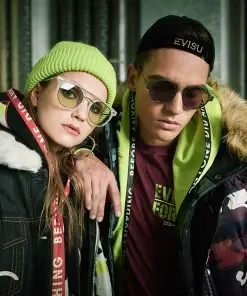แว่นกันแดด Evisu รุ่น 2064 ออกแบบสไตล์ฮาราจูกุ แบบฉบับญี่ปุ่น