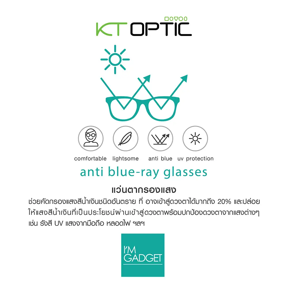 แว่นกรองแสงสีฟ้า