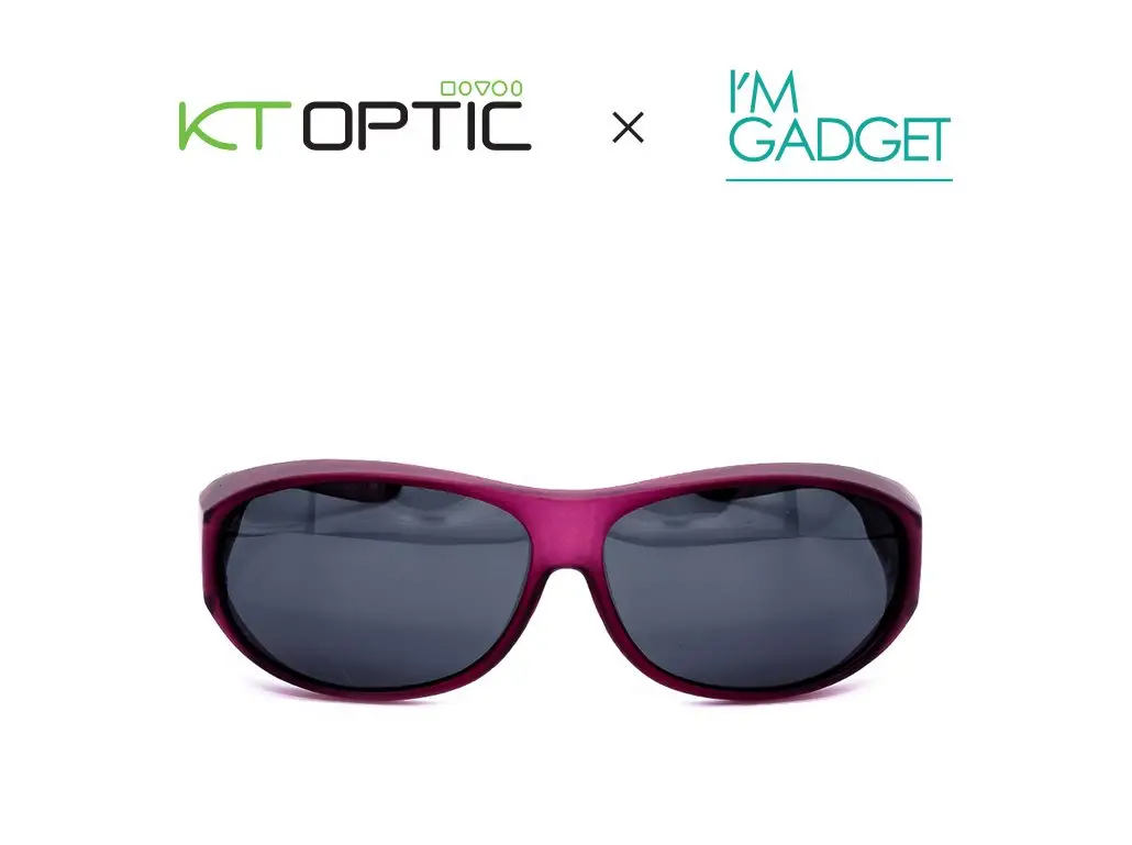 SUN COVER 39003 C1 RED แว่นกันแดดใส่ครอบแว่นสายตา