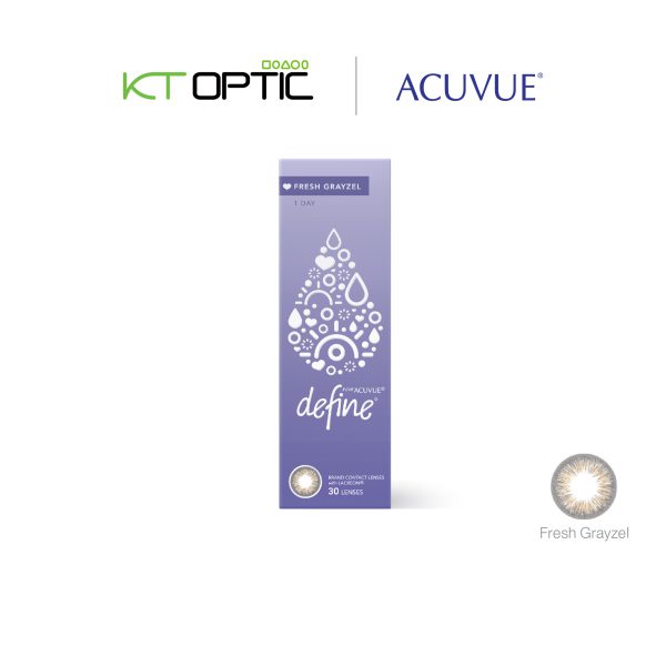 ACUVUE 1-DAY DEFINE FRESH 30PCS. คอนแทคเลนส์สีรายวัน สำหรับสายตาสั้น - Image 2