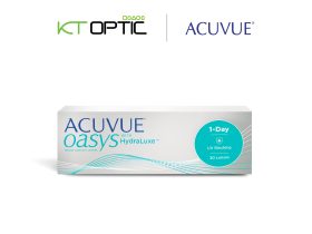 ACUVUE OASYS WITH HYDRALUXE SET 6 BOXES คอนแทคเลนส์ใสรายวัน สำหรับสายตาสั้น