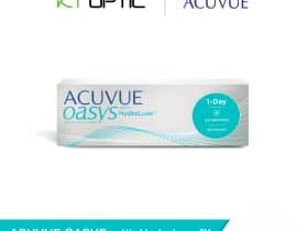 ACUVUE OASYS WITH HYDRALUXE SET 4 BOXES คอนแทคเลนส์ใสรายวัน สำหรับสายตาสั้น