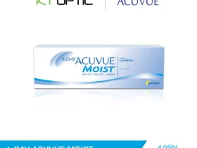 ACUVUE 1-DAY MOIST SET 4 BOXES คอนแทคเลนส์ใสแบบรายวัน สำหรับสายตาสั้น