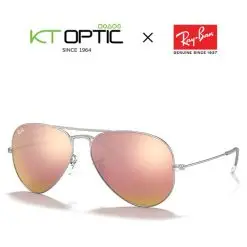RAYBAN แว่นกันแดด รุ่น AVIATOR FLASH LENSES 0RB3025