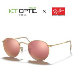 RAYBAN แว่นกันแดด รุ่น ROUND FLASH LENSES 0RB3447
