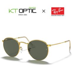 RAYBAN แว่นกันแดด รุ่น ROUND METAL LEGEND GOLD RB3447