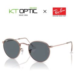 RAYBAN แว่นกันแดด รุ่น ROUND METAL ROSE GOLD 0RB3447