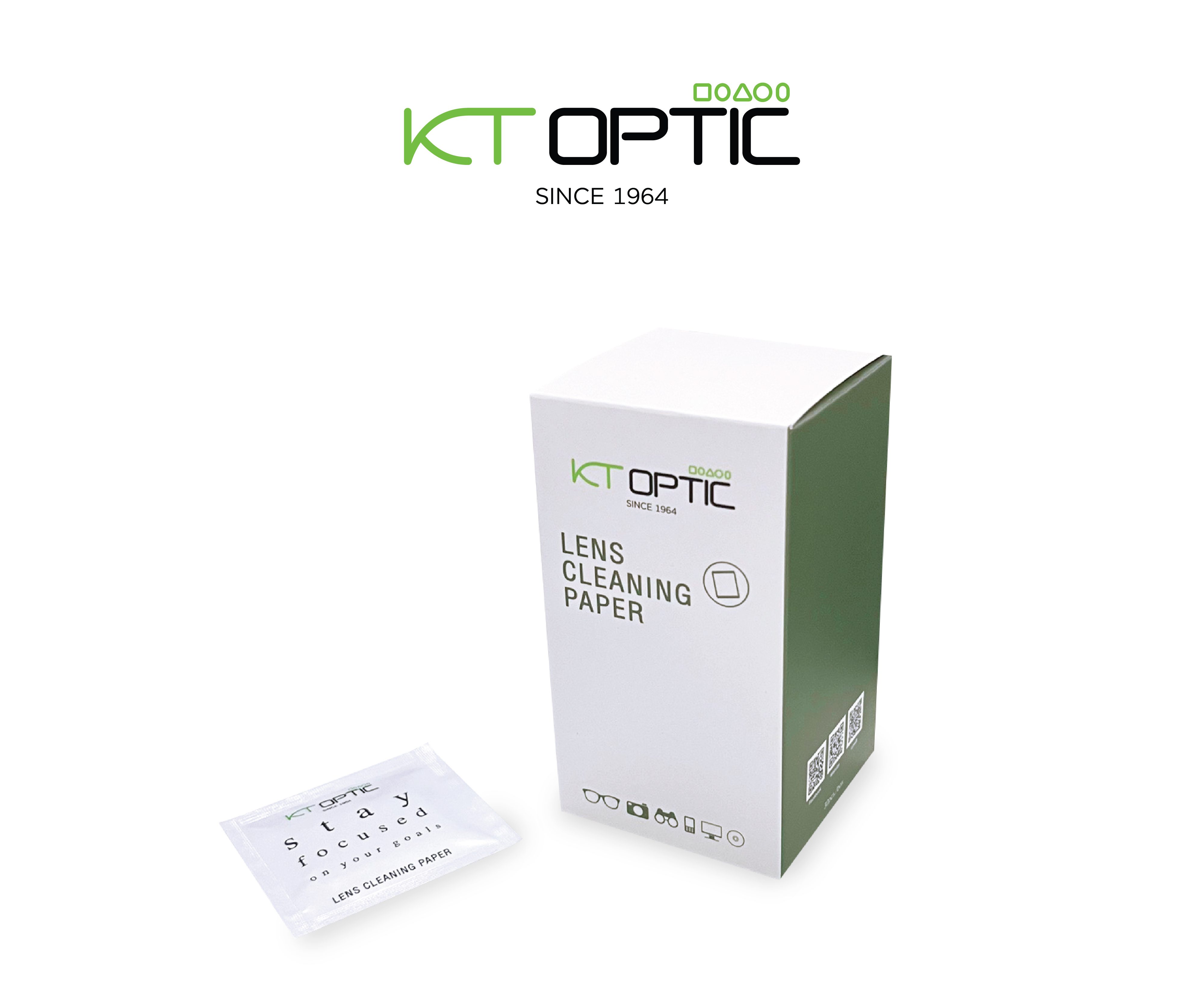 KT OPTIC LENS CLEANING PAPER กระดาษเช็ดเลนส์ 30 PCS./BOX