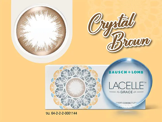 Bausch And Lomb LACELLE GRACE 1 BOXES คอนแทคเลนส์สีรายเดือน สำหรับสายตาสั้น - Image 5