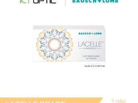 Bausch And Lomb LACELLE GRACE 1 BOXES คอนแทคเลนส์สีรายเดือน สำหรับสายตาสั้น