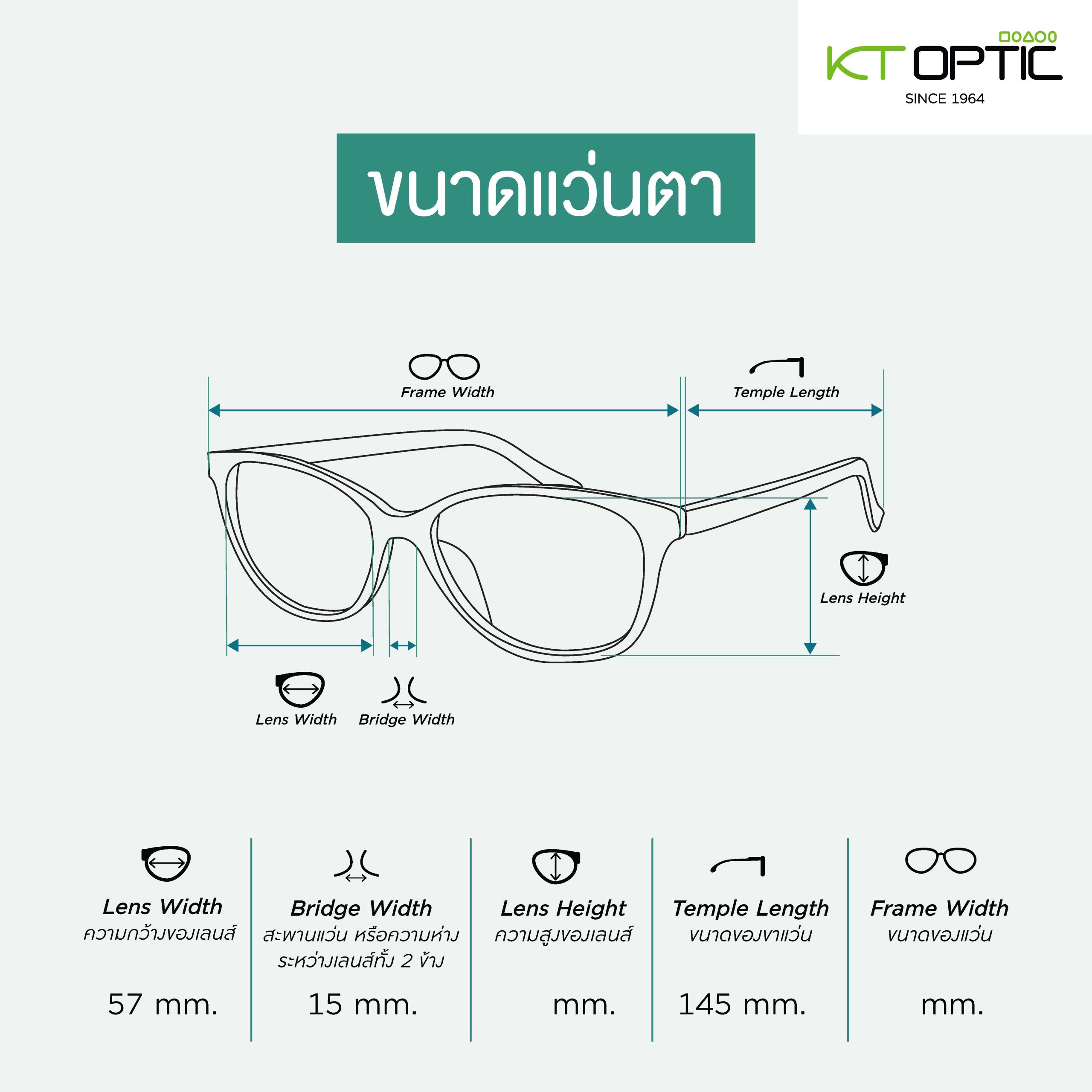 POLICE กรอบแว่นตา รุ่น VPLM97K EXCLUSIVE FOR KT OPTIC - Image 7