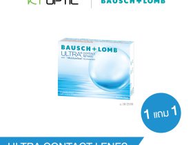 Bausch And Lomb ULTRA CONTACT LENES1 แถม 1 คอนแทคเลนส์ใส รายเดือน สายตาสั้น