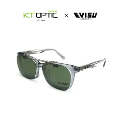 EVISU  แว่นตาทรงสี่เหลี่ยม รุ่น 5001-1 (แถมฟรี! Clip-on)