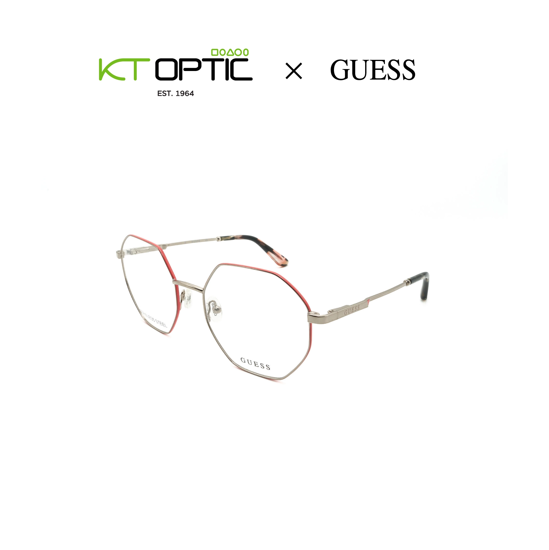 GUESS กรอบแว่นตา รุ่น GU2849-006-56