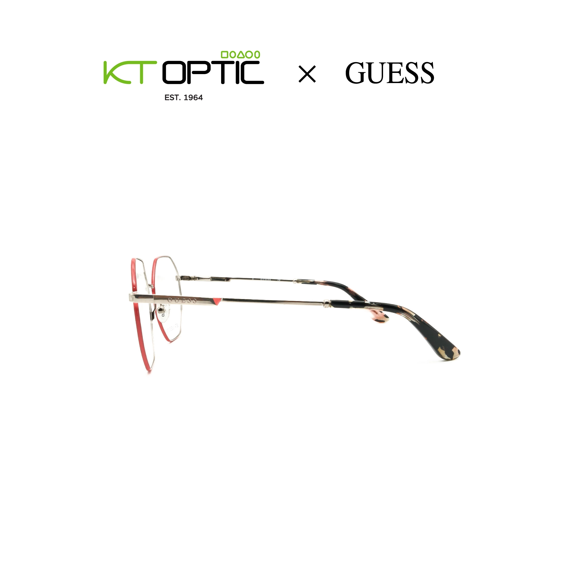 GUESS กรอบแว่นตา รุ่น GU2849-006-56 - Image 3