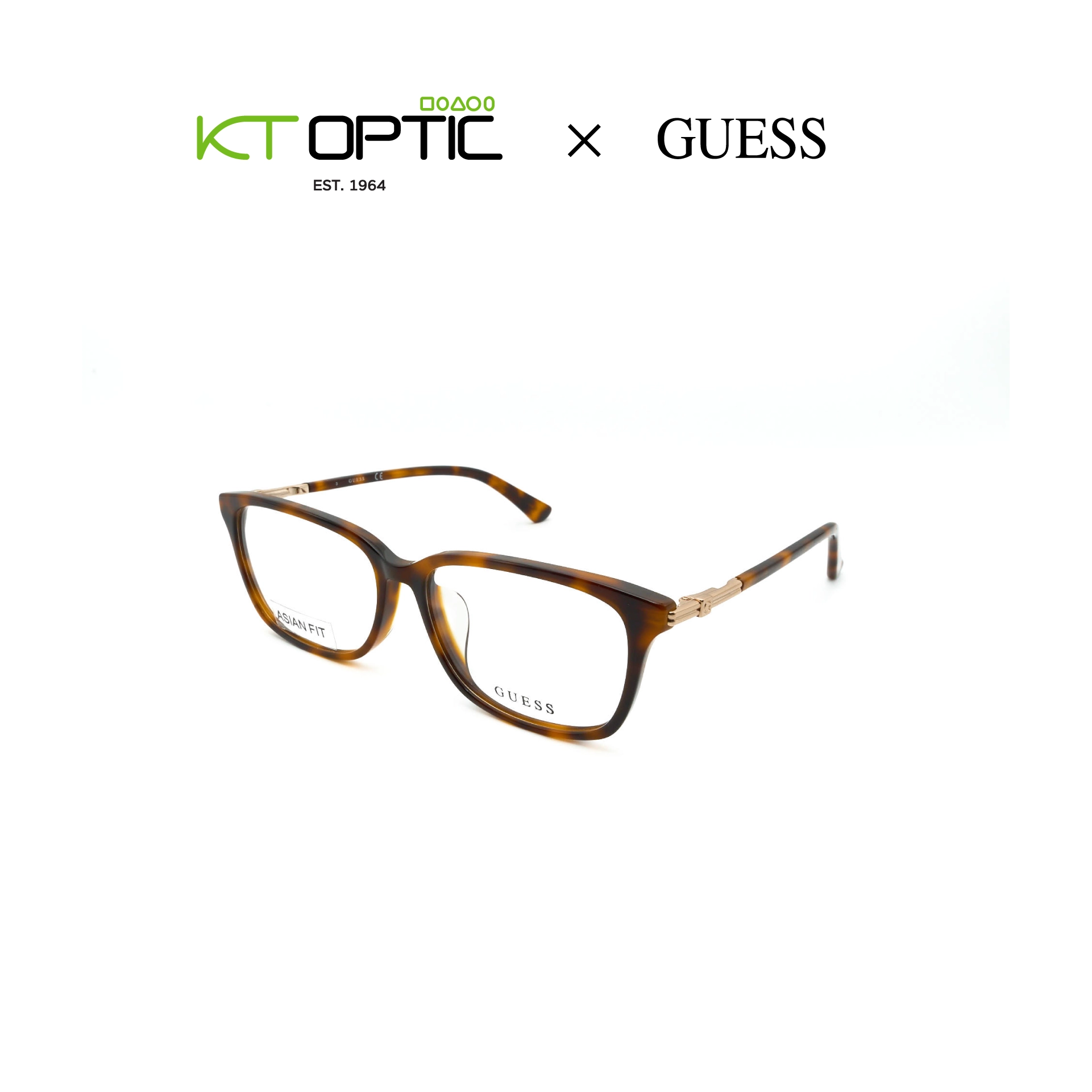GUESS กรอบแว่นตา รุ่น GU2907-F-053-55