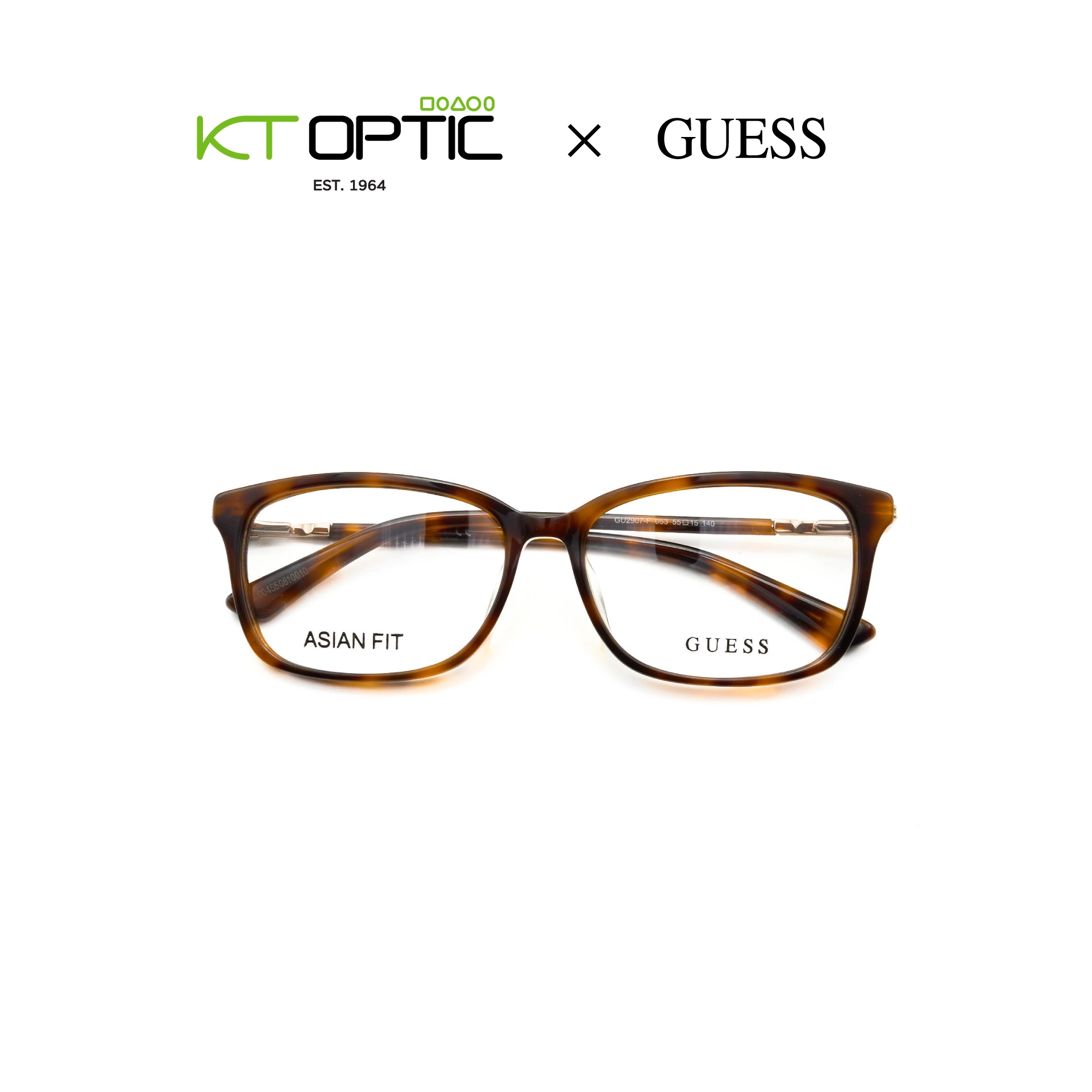 GUESS กรอบแว่นตา รุ่น GU2907-F-053-55 - Image 4