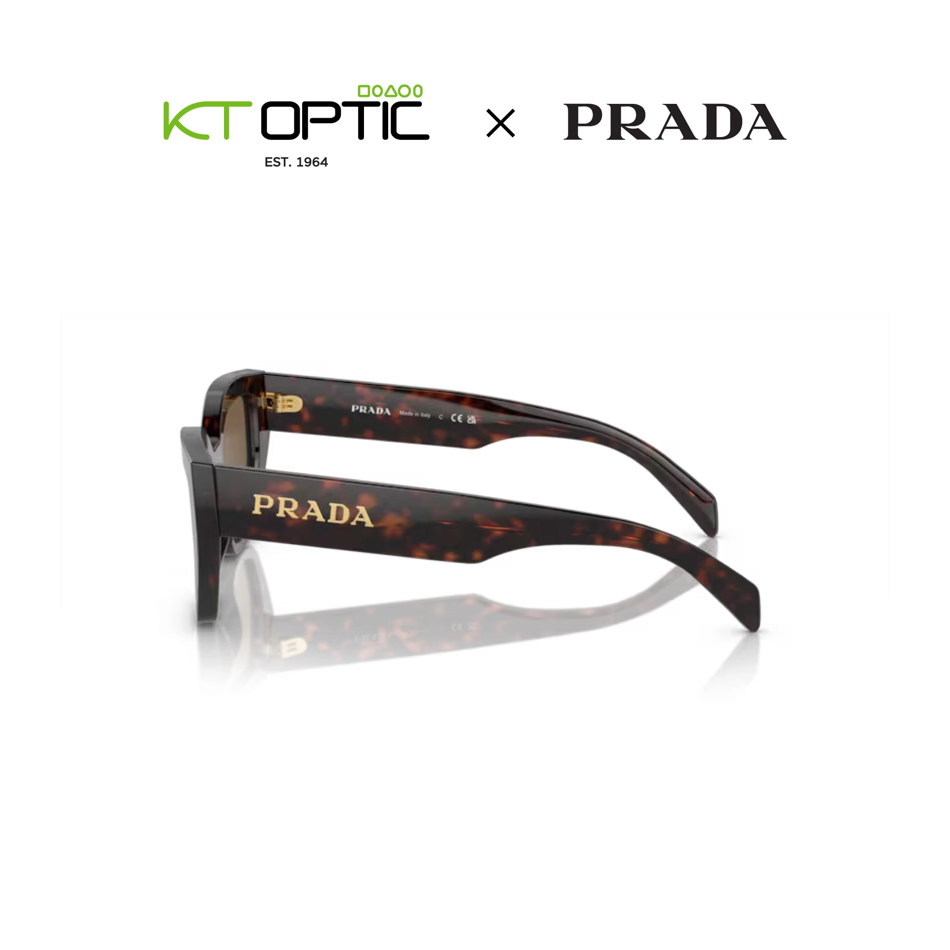 PRADA แว่นกันแดด รุ่น 0PR A09SF - Image 9