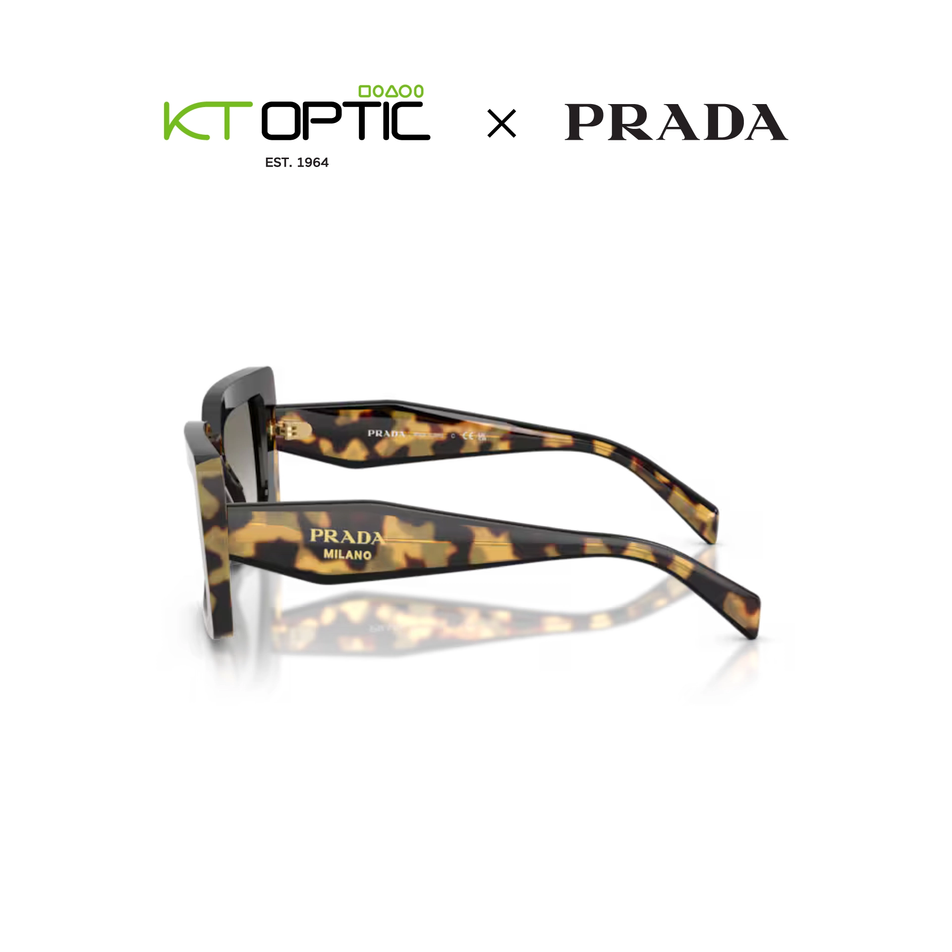 PRADA แว่นกันแดด รุ่น 0PR D01SF - Image 9