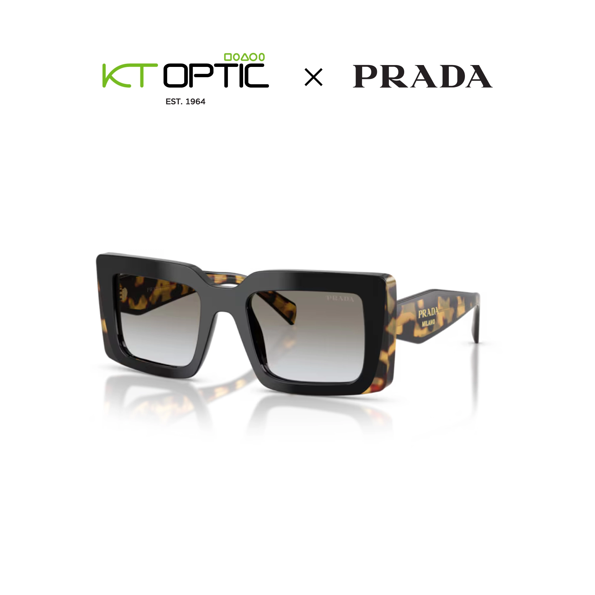 PRADA แว่นกันแดด รุ่น 0PR D01SF - Image 6