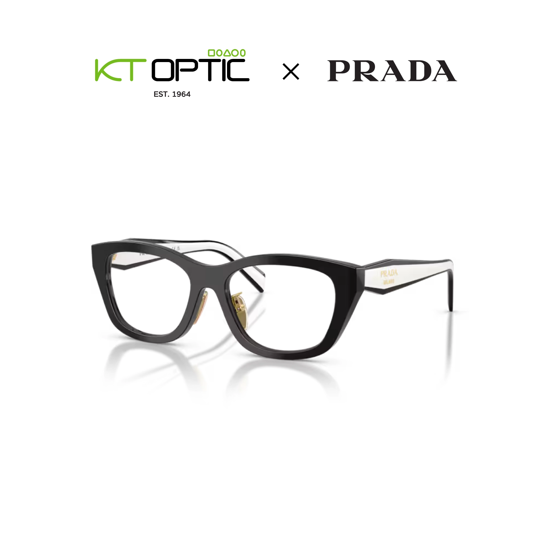 PRADA กรอบแว่นตา รุ่น 0PR D11VD