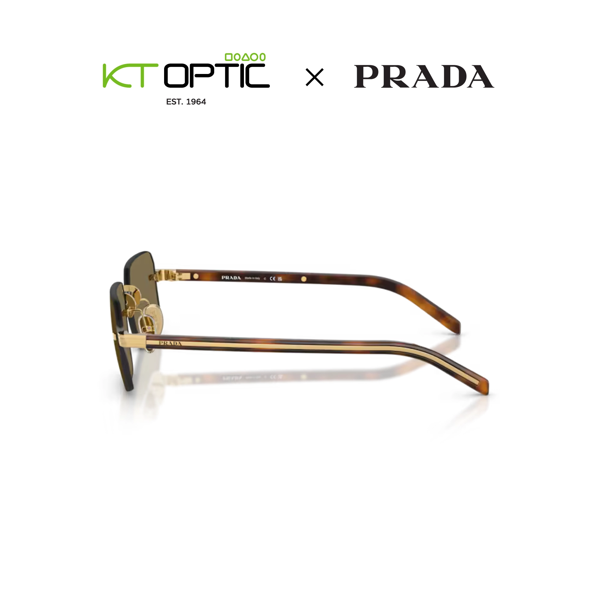 PRADA แว่นกันแดด รุ่น 0PR D55S - Image 4
