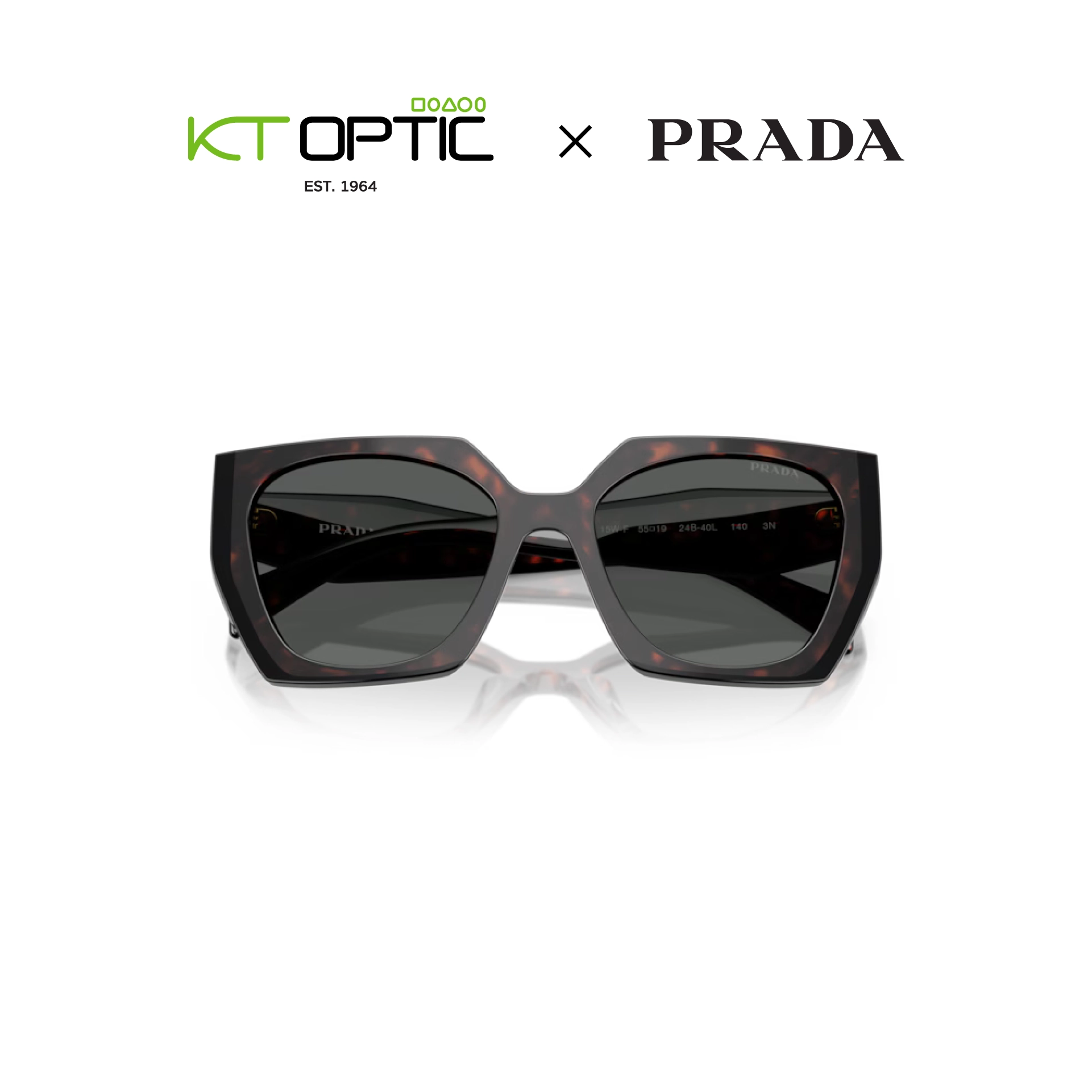 PRADA แว่นกันแดด รุ่น 0PR 15WSF - Image 5