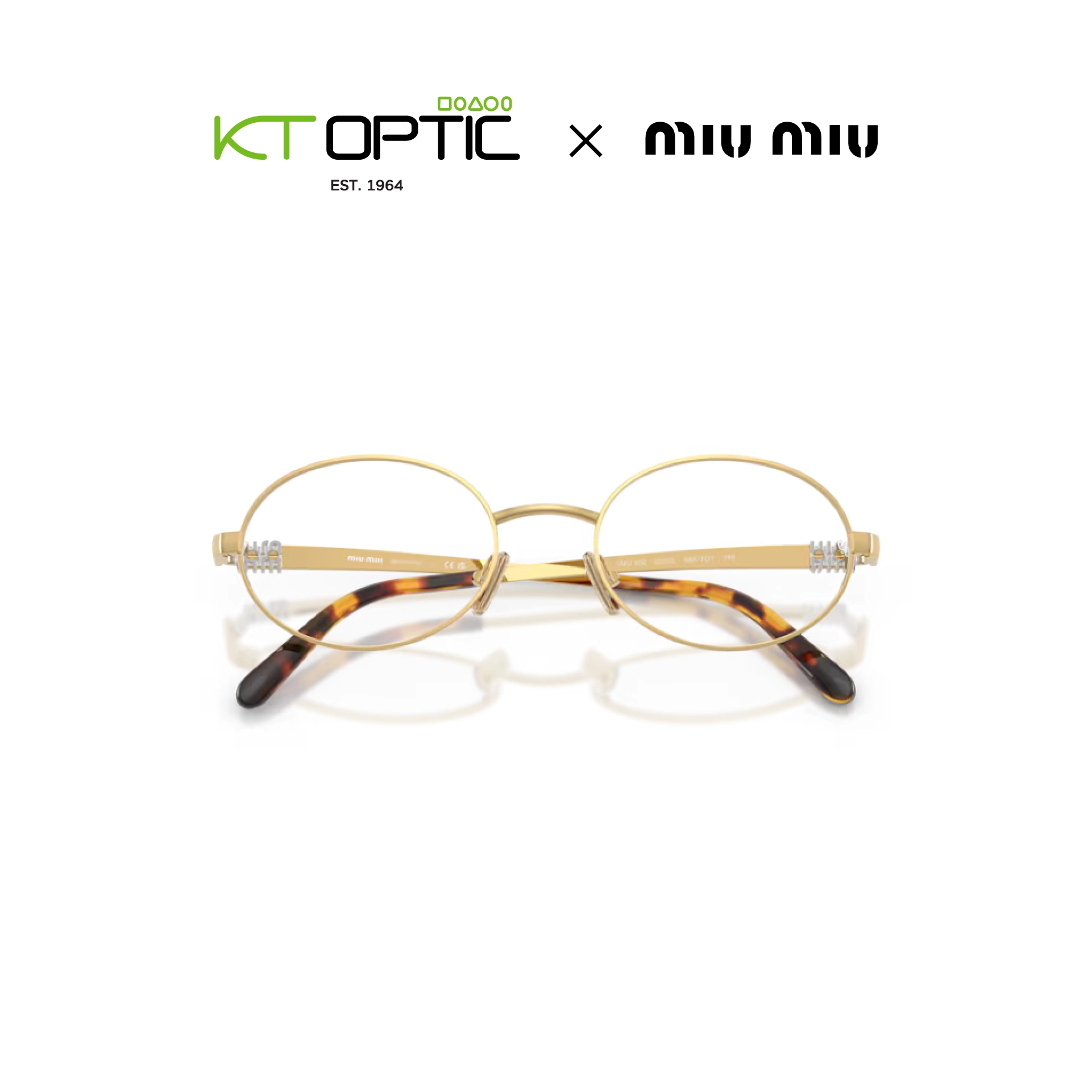 MIU MIU กรอบแว่นตา รุ่น 0MU 50ZV - Image 10