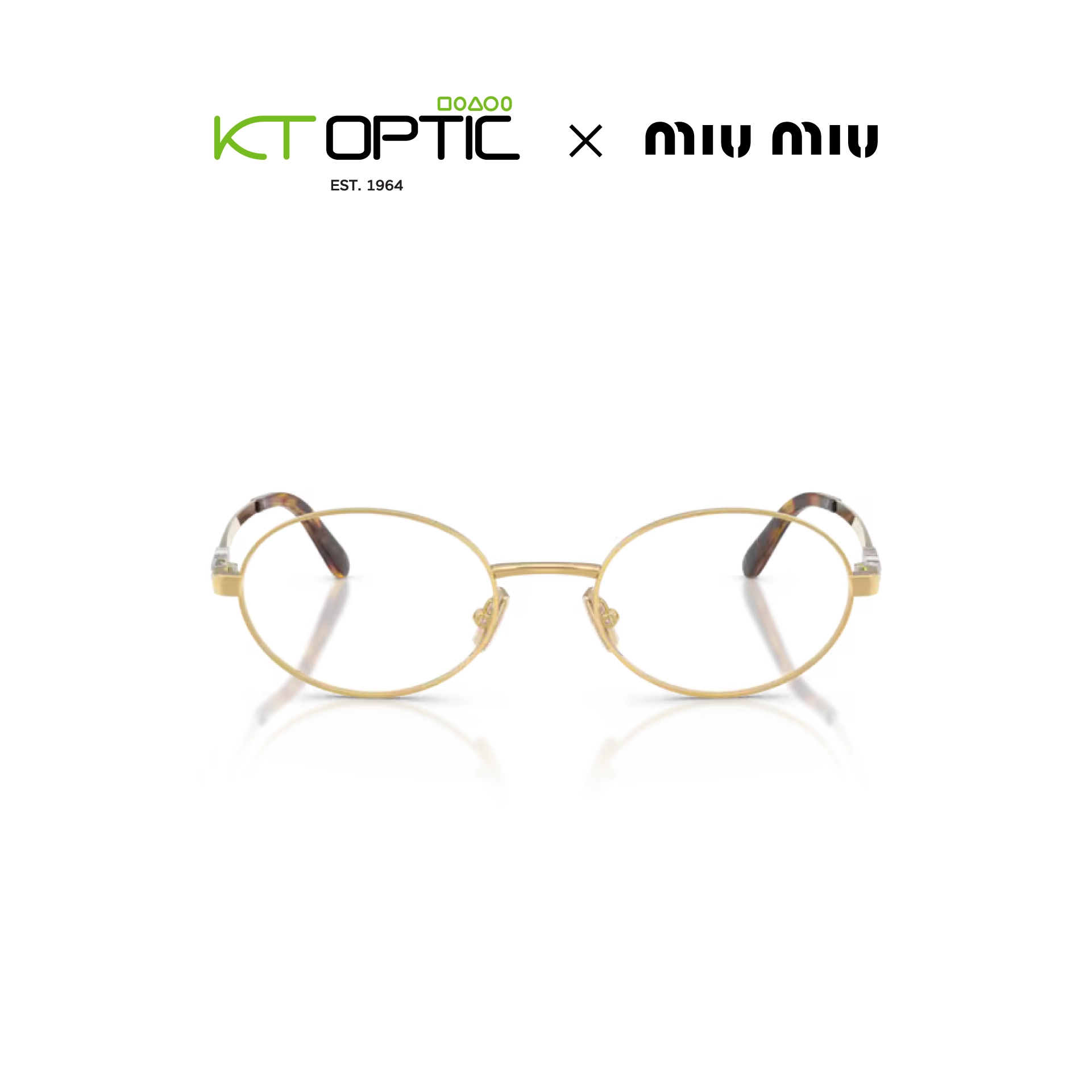 MIU MIU กรอบแว่นตา รุ่น 0MU 50ZV - Image 9