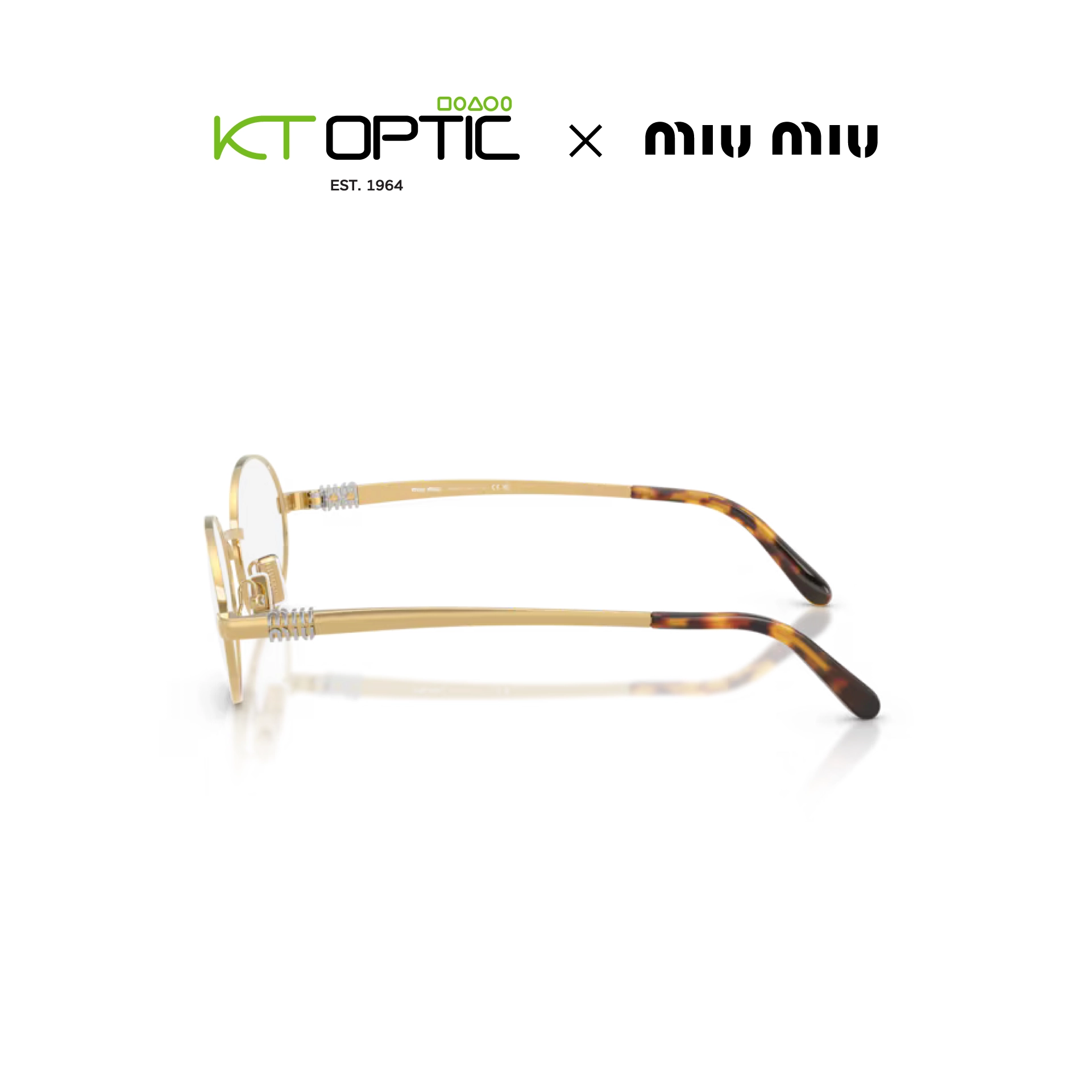 MIU MIU กรอบแว่นตา รุ่น 0MU 50ZV - Image 8