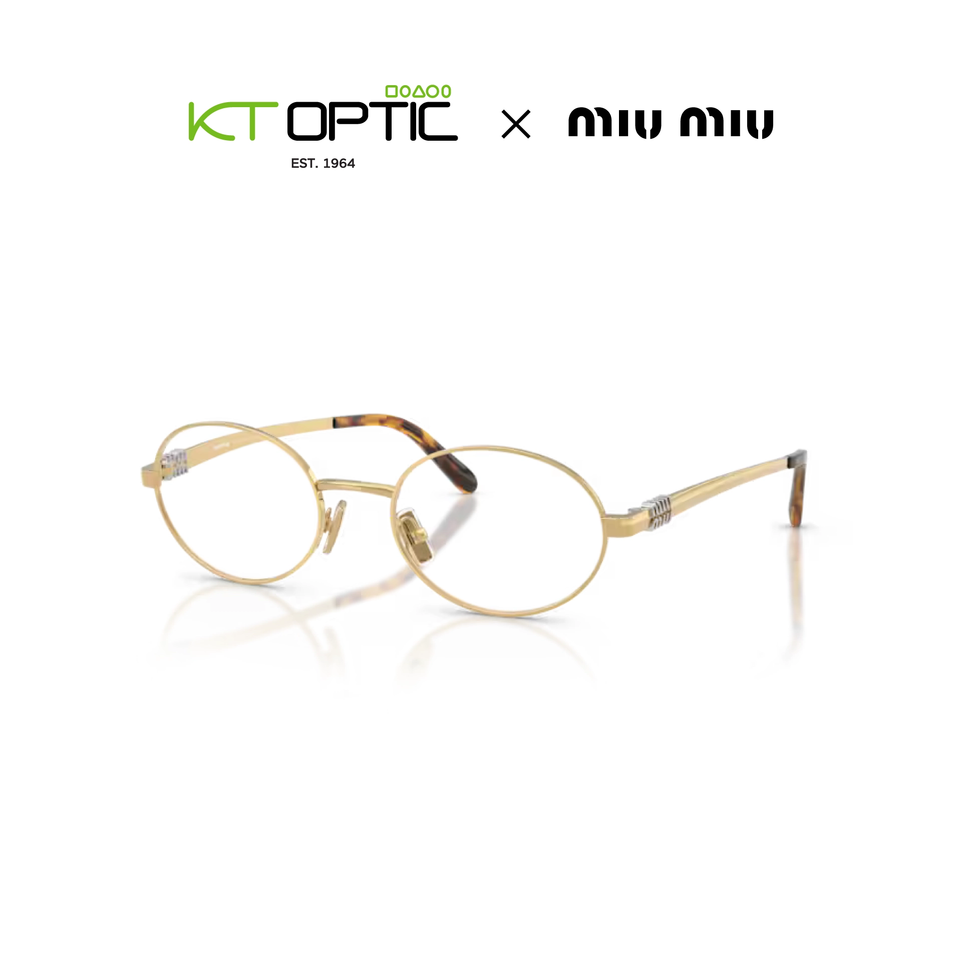 MIU MIU กรอบแว่นตา รุ่น 0MU 50ZV - Image 7