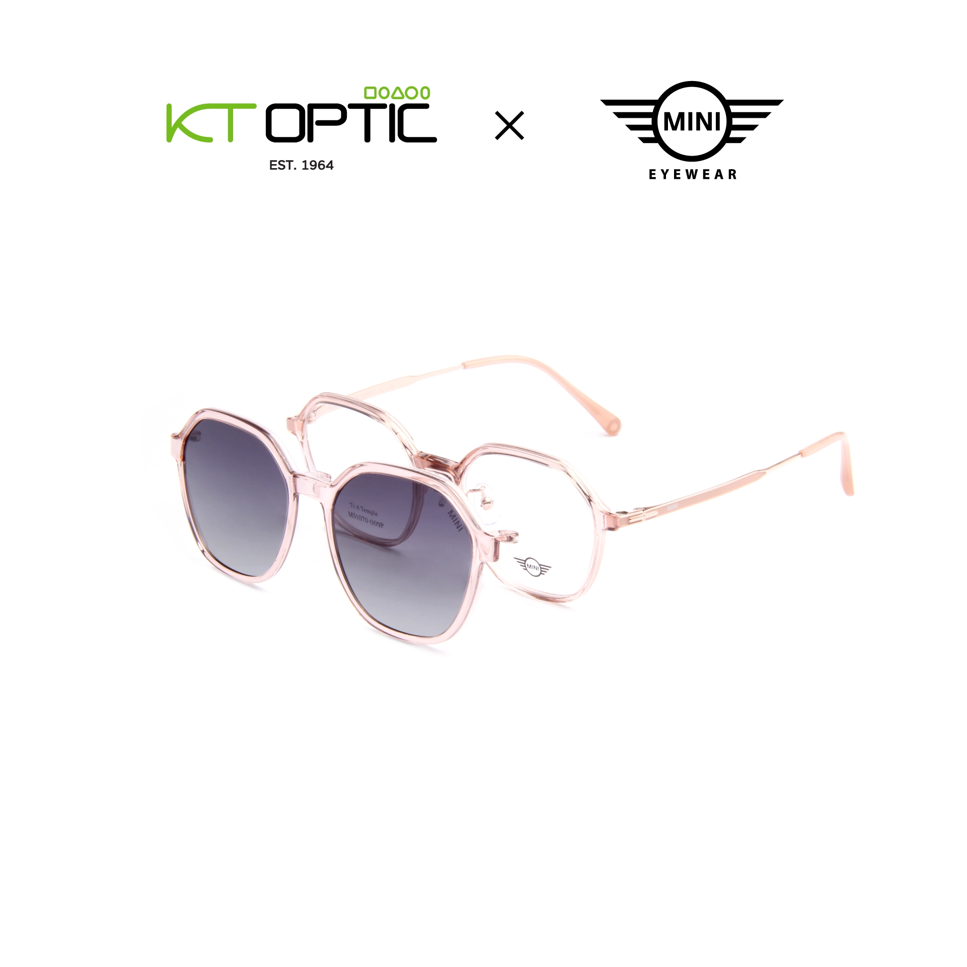 MINI กรอบแว่นตา รุ่น M51070 CLIP ON - Image 4