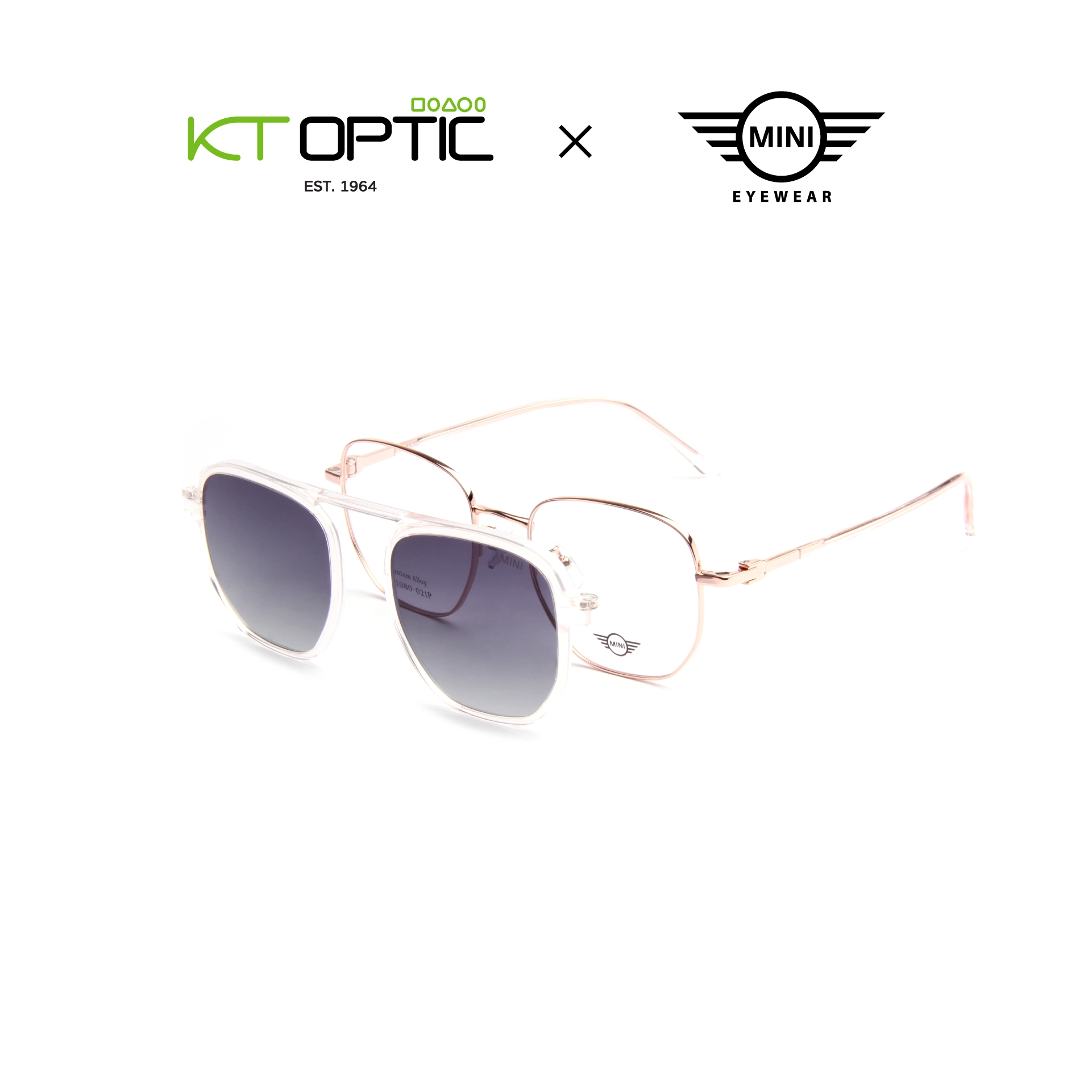MINI กรอบแว่นตา รุ่น M51080 CLIP ON - Image 4
