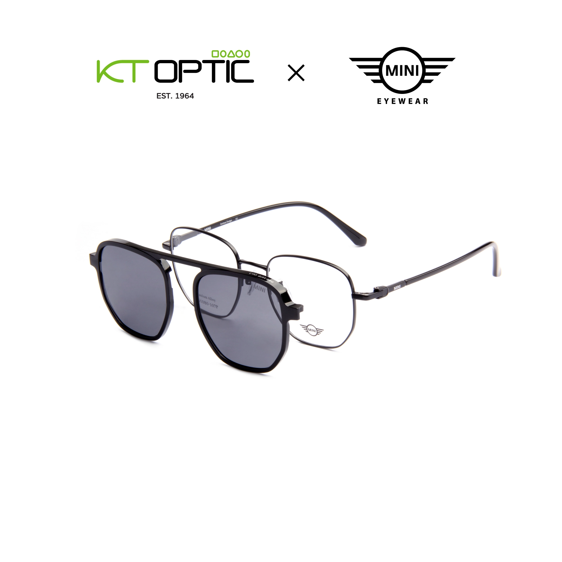 MINI กรอบแว่นตา รุ่น M51080 CLIP ON - Image 6