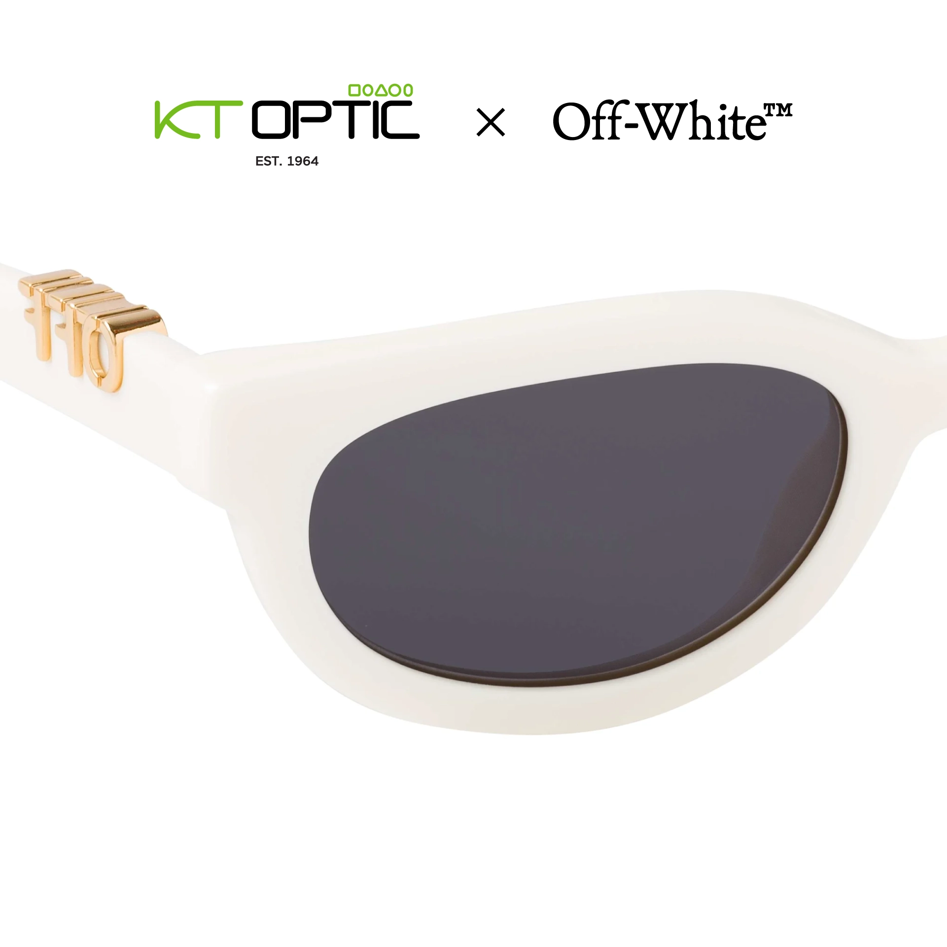 Off-White™ แว่นกันแดด รุ่น OI13D 0107 - Image 5