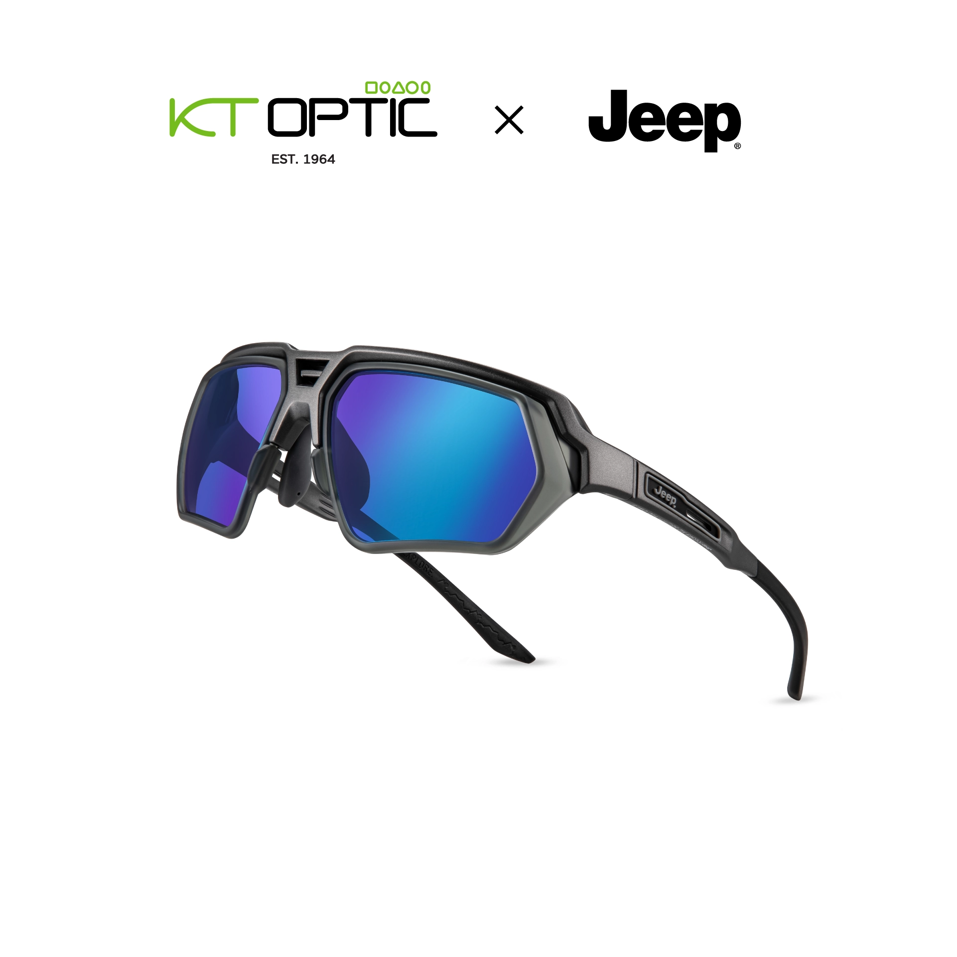 Jeep แว่นกันแดด รุ่น R6348-M2 ดีไซน์สไตล์ Outdoor และสายแคมปิ้ง