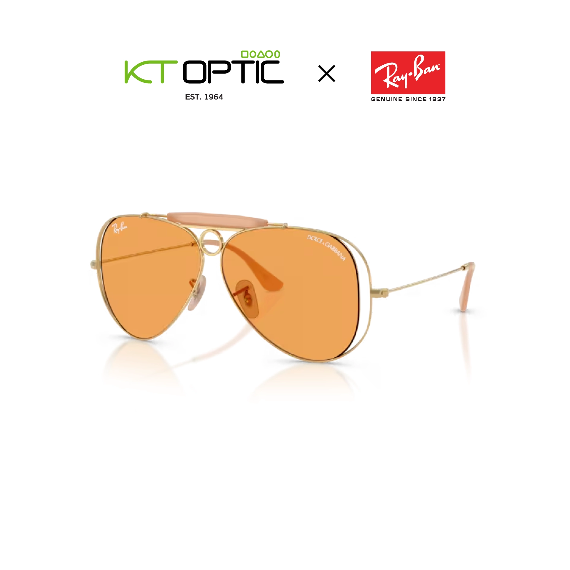 Ray-Ban แว่นกันแดด Dolce & Gabbana รุ่น 0RB3138M001/7