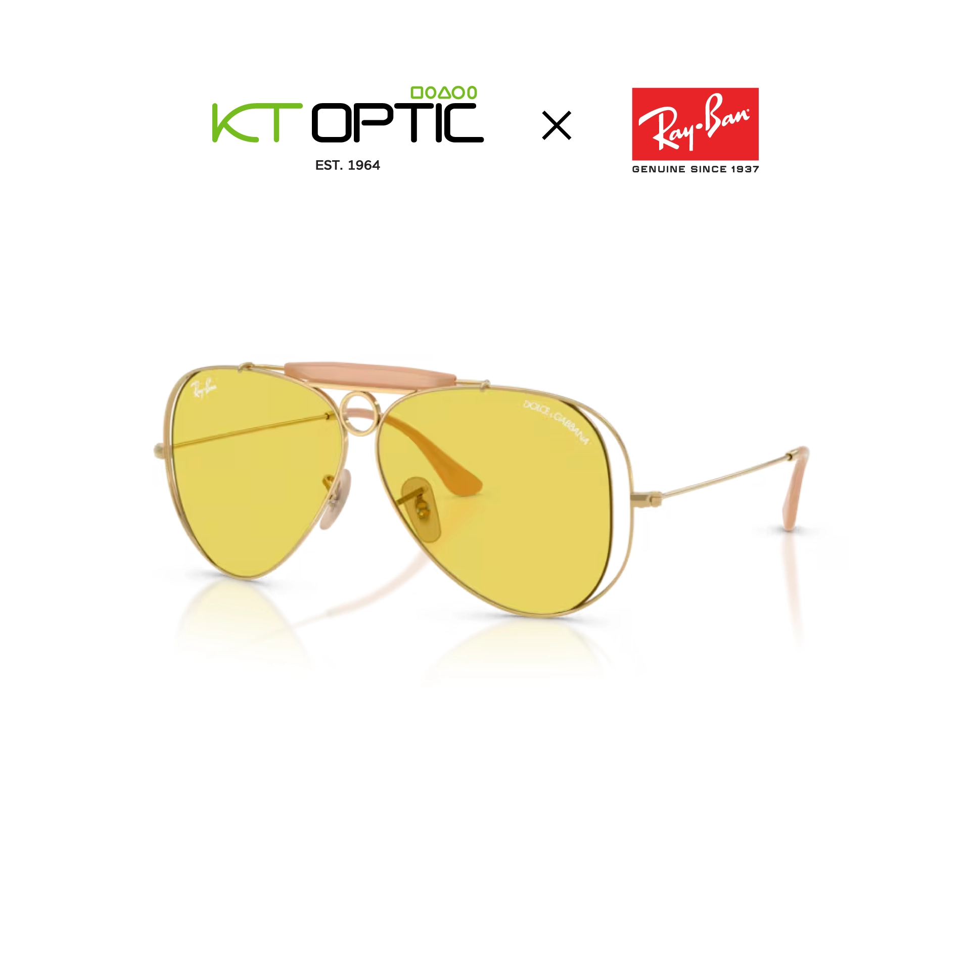 Ray-Ban แว่นกันแดด Dolce & Gabbana รุ่น 0RB3138M001/85