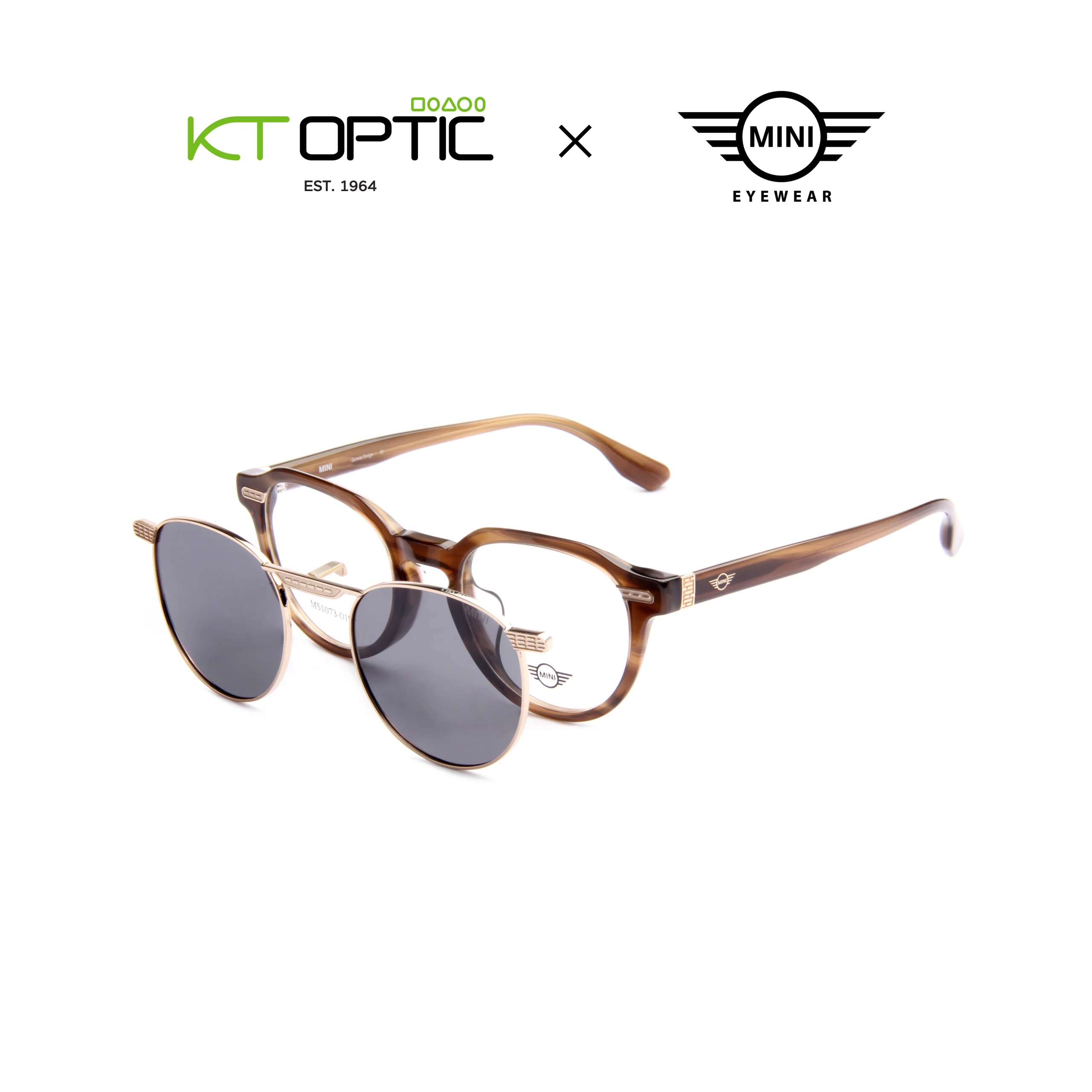 MINI กรอบแว่นตา รุ่น M51073 CLIP ON - Image 4