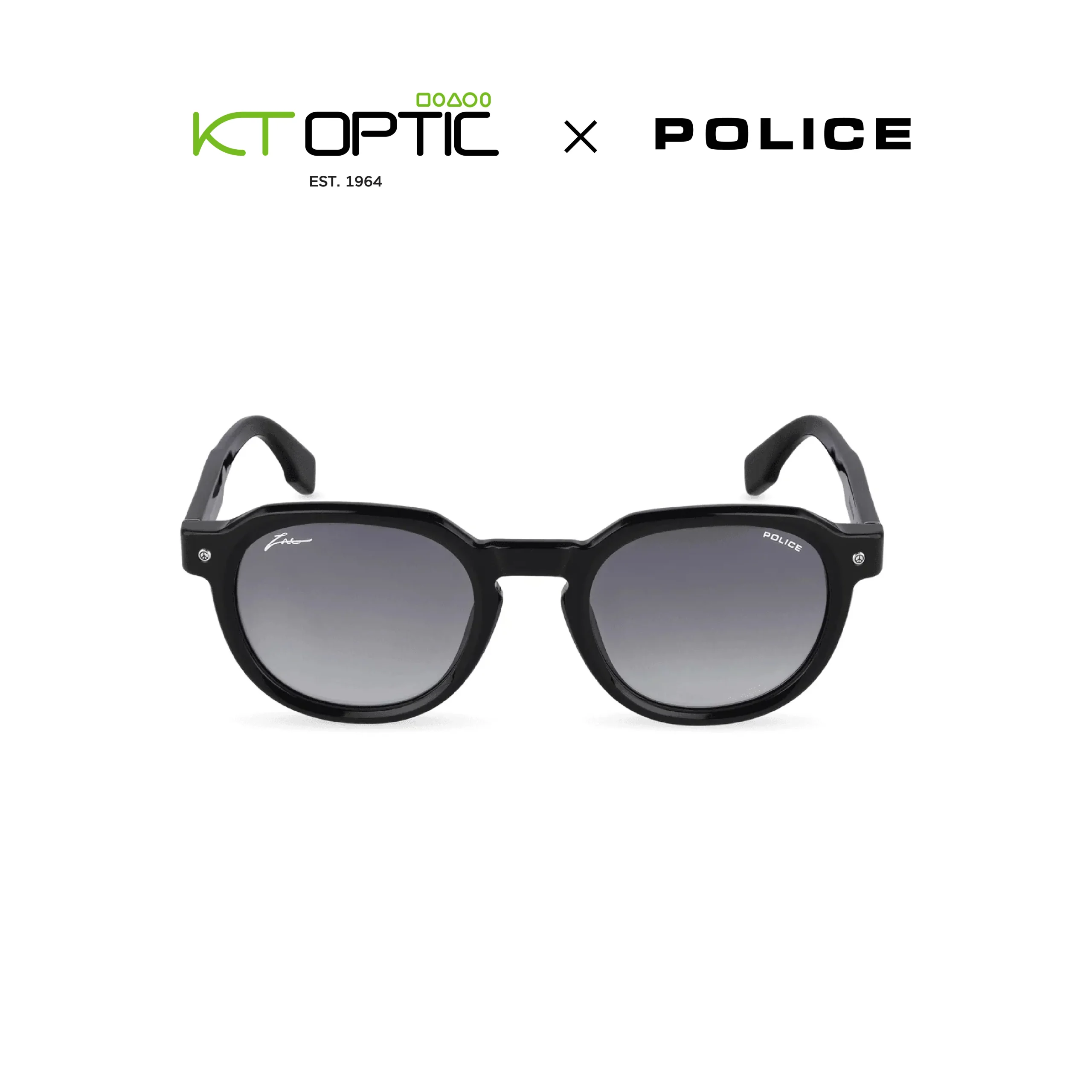 POLICE SPLU83 x Zac Efron แว่นกันแดดทรง Sport Street | Exclusive at KT OPTIC - Image 3