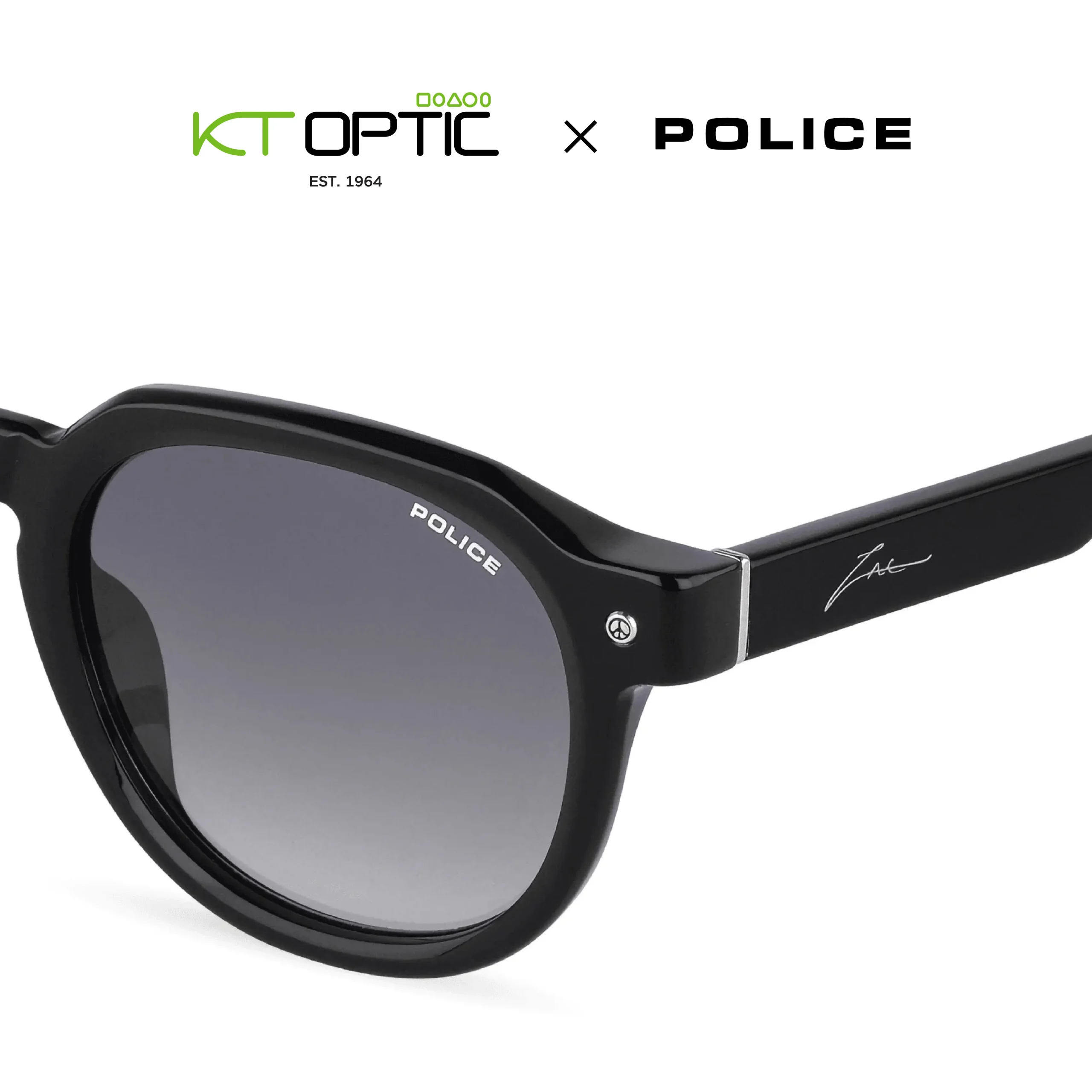POLICE SPLU83 x Zac Efron แว่นกันแดดทรง Sport Street | Exclusive at KT OPTIC - Image 4