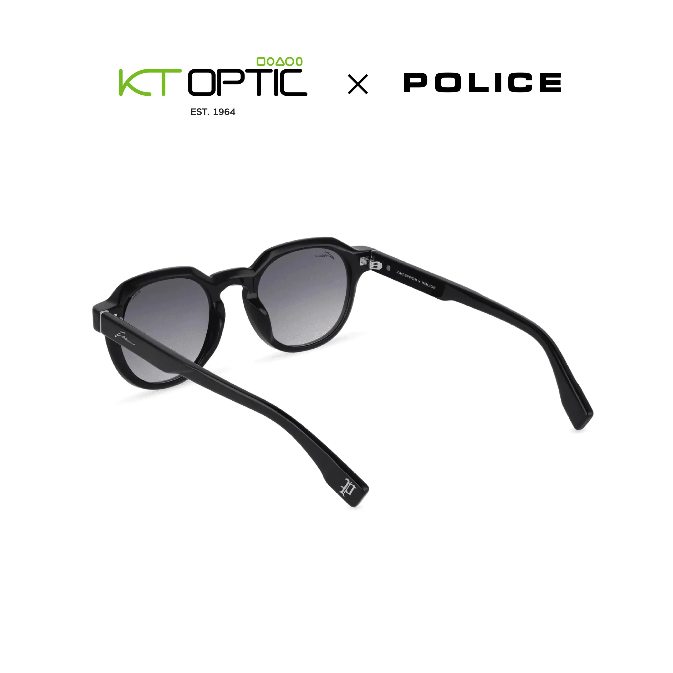 POLICE SPLU83 x Zac Efron แว่นกันแดดทรง Sport Street | Exclusive at KT OPTIC - Image 5
