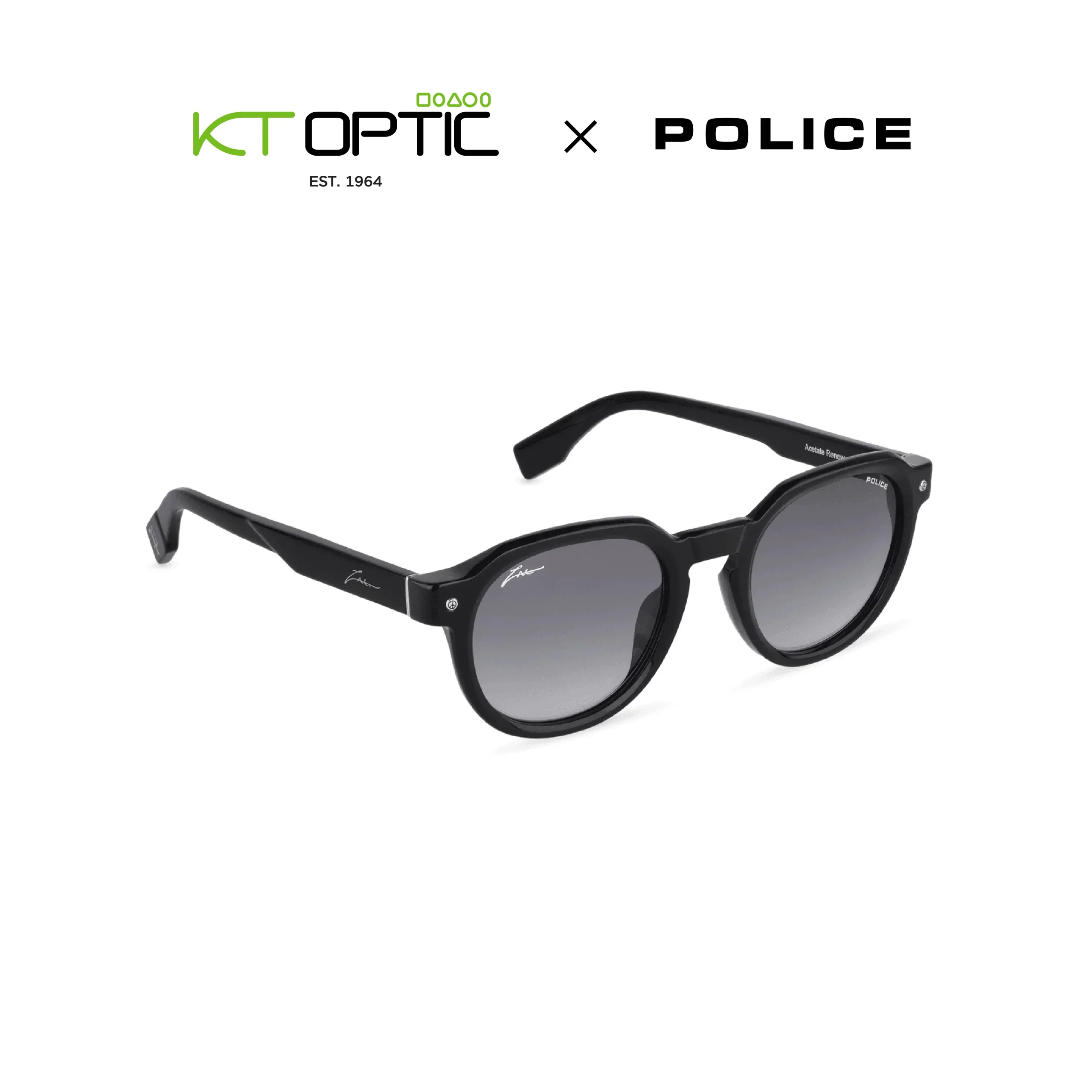 POLICE SPLU83 x Zac Efron แว่นกันแดดทรง Sport Street | Exclusive at KT OPTIC - Image 6