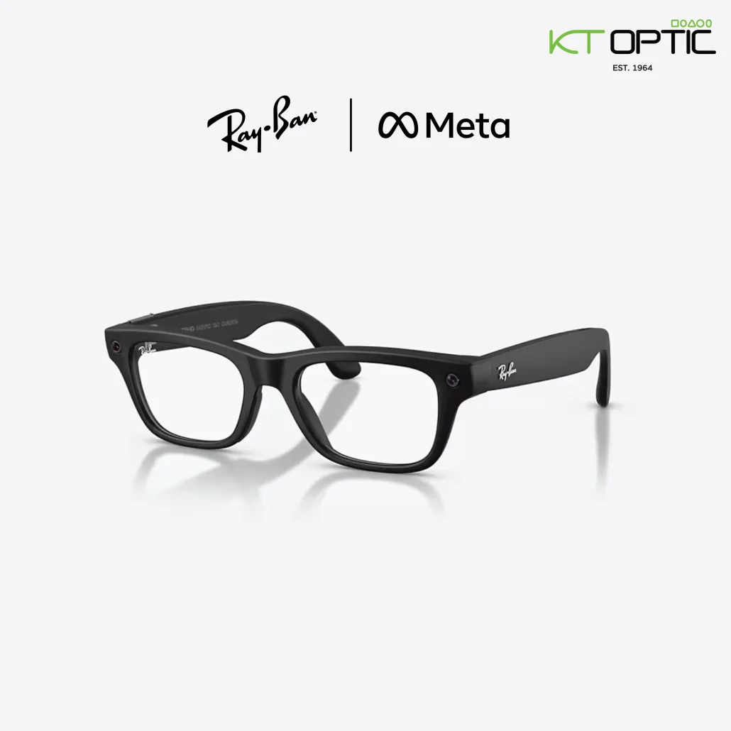 Ray-Ban Meta Gen 2 Blayzer Optics 0RW7001 2077 สีดำด้าน ขนาด 54