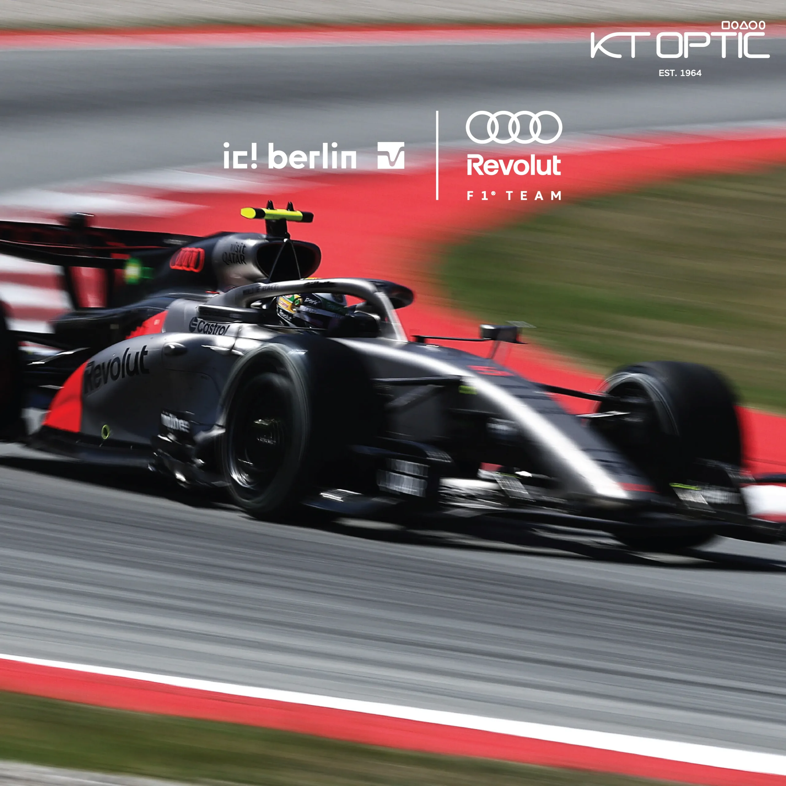 IC! BERLIN Gabriel Racing Edition แว่นกันแดด Audi Revolut F1® Team - Image 4